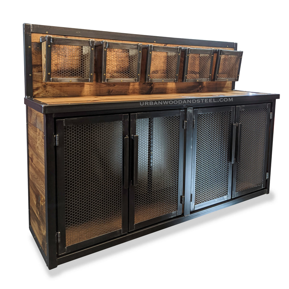 Prohibition Table Prohibition Buffet Table – Urban Wood & Steel
