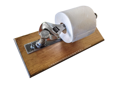 Industrial Wrench Toilet Paper Holder