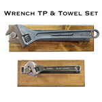 Industrial Wrench Towel Rack