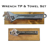 Industrial Wrench Towel Rack